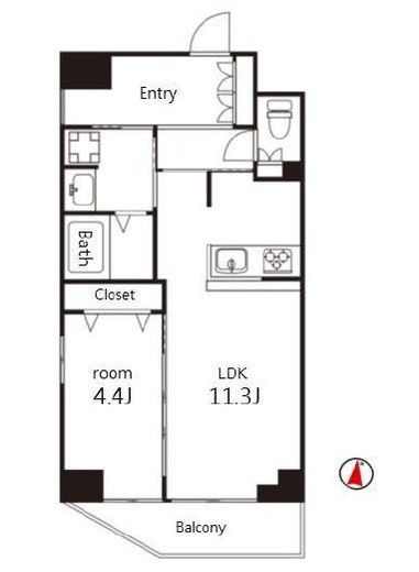ルネサンスコート文京白山　701号室　間取り