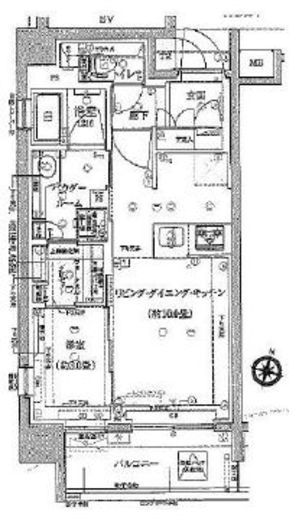 イニシアイオ本蓮沼駅前　101号室　間取り