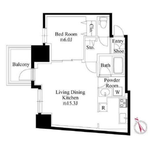N-flats三ノ輪 (エヌフラッツ三ノ輪)　301号室　間取り