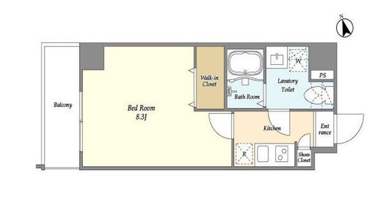 アルファコート綾瀬3　401号室　間取り