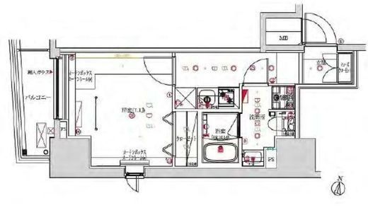フェルクルールプレスト池袋ウエスト　1002号室　間取り