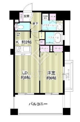 日神パレステージ板橋滝野川　508号室　間取り