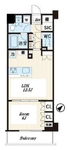 パレステージ西ヶ原　204号室　間取り
