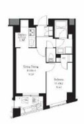 フレンシア田端南　405号室　間取り