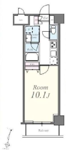 ミュールソレアード　603号室　間取り