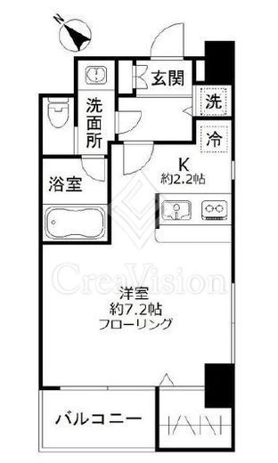 ブロッサムツクダ　202号室　間取り