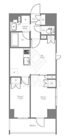 デュオステージ大山　904号室　間取り