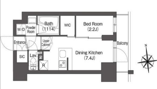 コンフォリア王子　1105号室　間取り