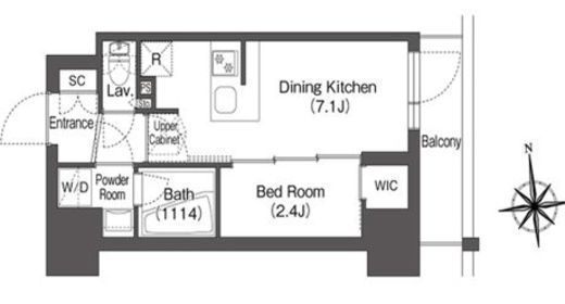コンフォリア王子　403号室　間取り