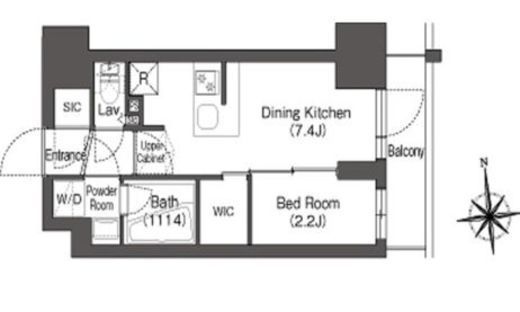 コンフォリア王子　706号室　間取り