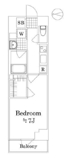 セジョリ池袋本町　304号室　間取り