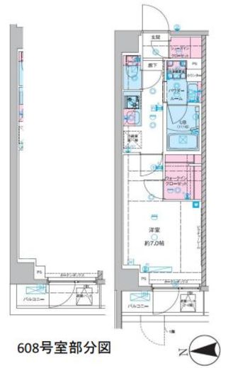 セジョリ池袋本町　508号室　間取り