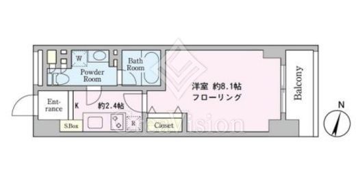 グランプラス千駄木　303号室　間取り