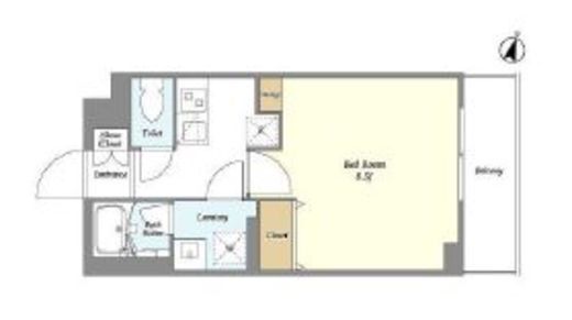 テラスミーレ文京弥生　103号室　間取り