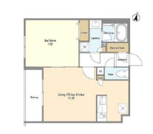 テラスミーレ文京弥生　308号室　間取り