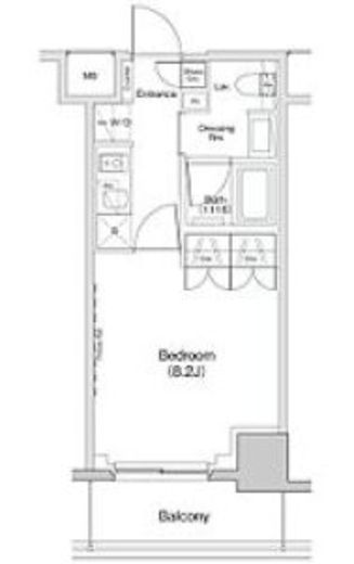 ザ・パークハビオ東長崎　1005号室　間取り