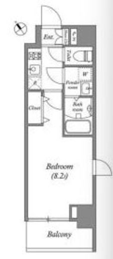 グランパセオ田端　B503号室　間取り