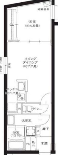 GENOVIA池袋 (ジェノヴィア池袋)　205号室　間取り