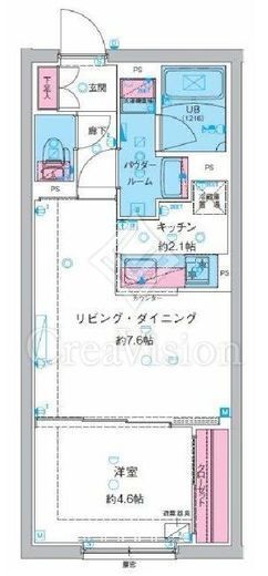 GENOVIA池袋 (ジェノヴィア池袋)　206号室　間取り