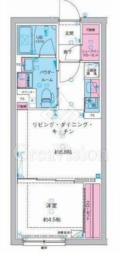 GENOVIA池袋 (ジェノヴィア池袋)　303号室　間取り