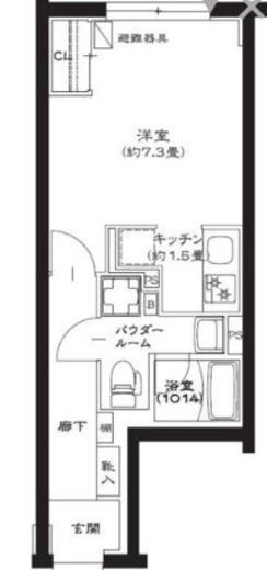 GENOVIA池袋 (ジェノヴィア池袋)　304号室　間取り