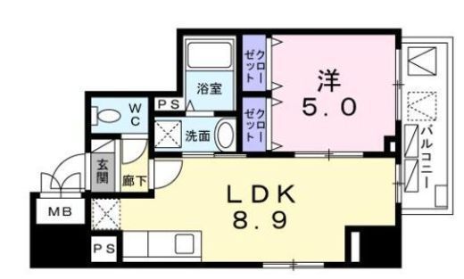 ファヴール本郷　302号室　間取り