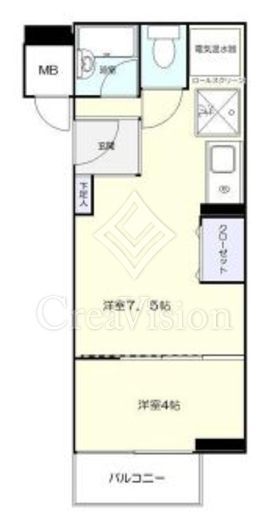 ライオンズマンション池袋　1109号室　間取り