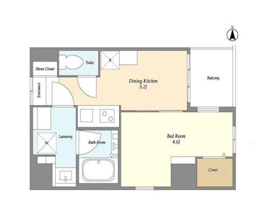 グランカーサ王子Ⅲ　301号室　間取り