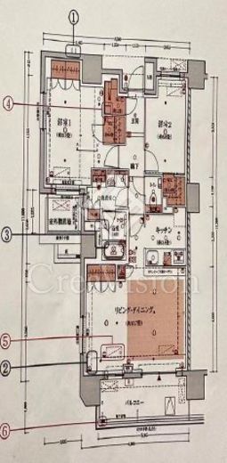ザ・パークハウス板橋大山大楠ノ杜　1401号室　間取り