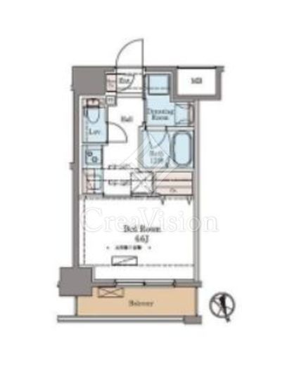 ラグゼナ北千住　203号室　間取り