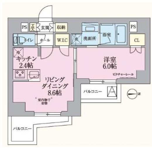ARKMARK板橋大山 (アークマーク板橋大山)　504号室　間取り
