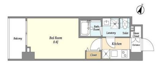 KDXレジデンス本蓮沼　802号室　間取り
