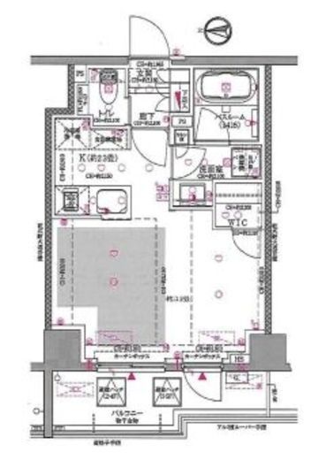 オープンレジデンシア町屋　307号室　間取り