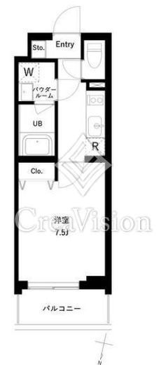 アーバンパーク梅島　409号室　間取り