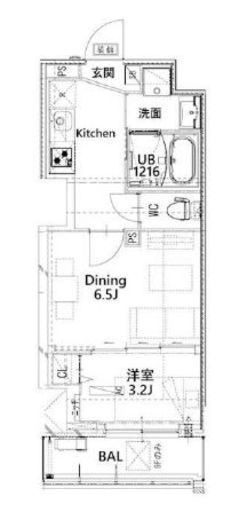 N-flats板橋 (エヌフラッツ板橋)　906号室　間取り