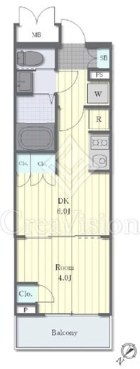 ONE ROOF FLAT MACHIYA　303号室　間取り