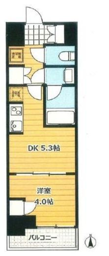 クレストコート町屋　304号室　間取り