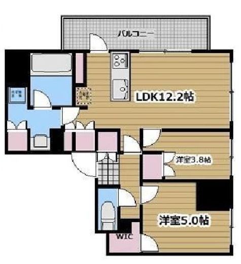 クレストコート町屋　805号室　間取り