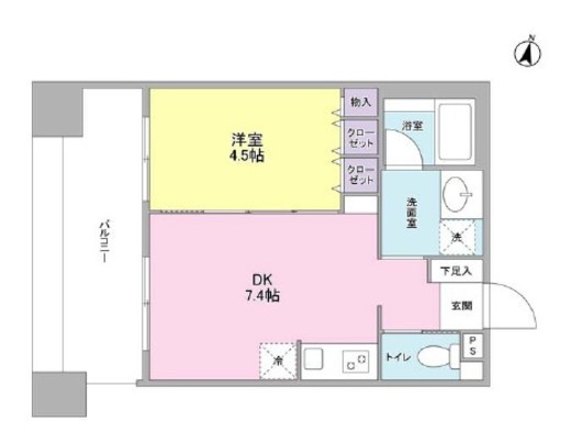 ネオマイム文京音羽　201号室　間取り
