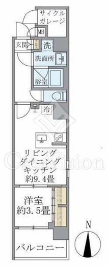 D’s VARIE三ノ輪レジデンス　202号室　間取り