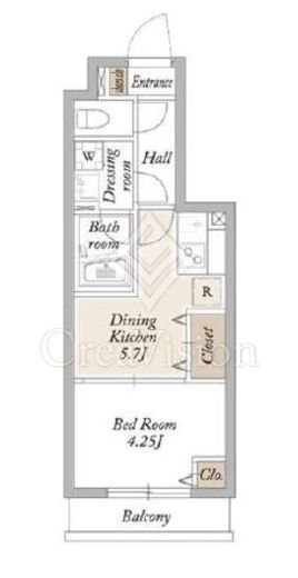 KDXレジデンス池袋要町　204号室　間取り