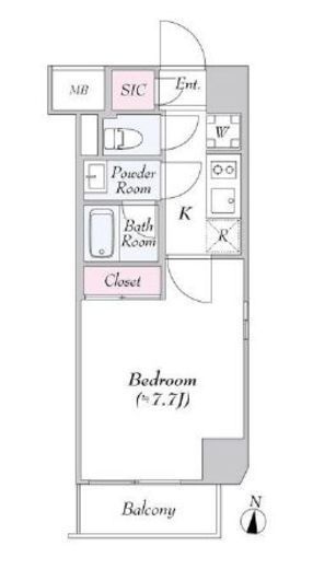 Log板橋区役所前 (ログ板橋区役所前)　503号室　間取り