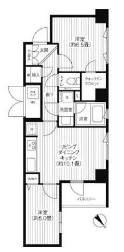 コスモリード新宿余丁町　209号室　間取り