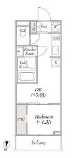 ルミーク本町イースト　306号室　間取り