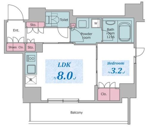 クロスレジデンス六義園　202号室　間取り