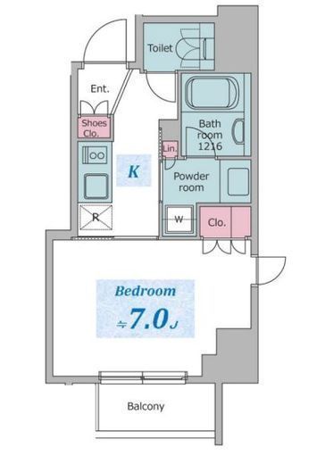クロスレジデンス六義園　505号室　間取り