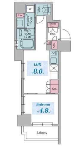 クロスレジデンス六義園　903号室　間取り