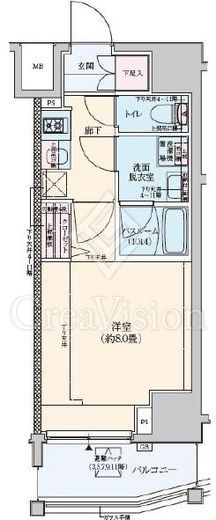 ロアール赤羽　302号室　間取り