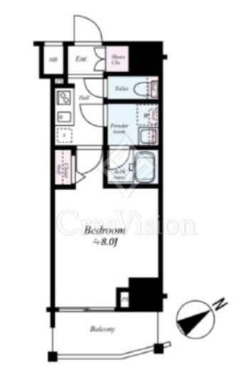 ロアール赤羽　402号室　間取り