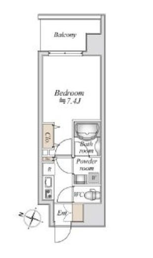 板橋本町ステーションレジデンス　610号室　間取り
